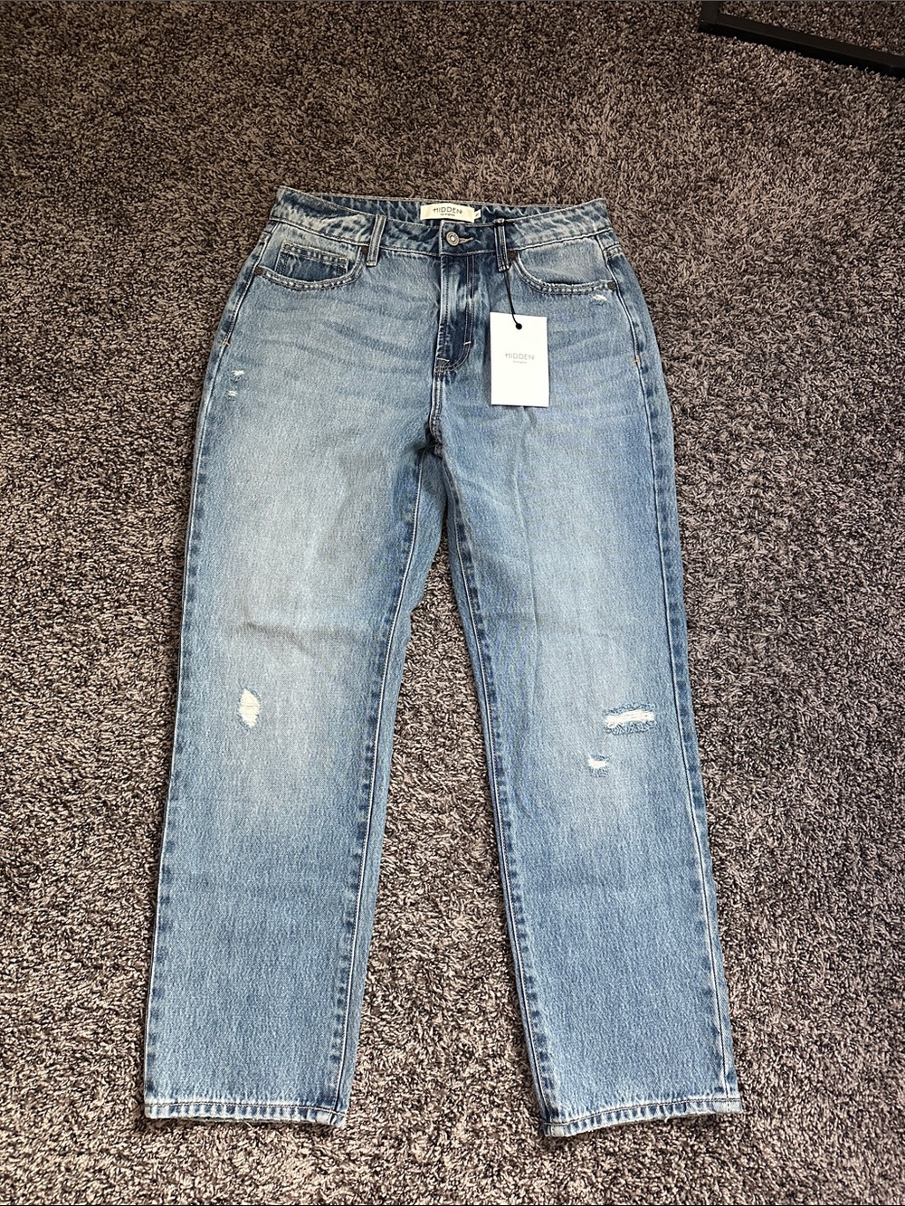 Hidden Light Blue Women's Straight-Leg Jeans